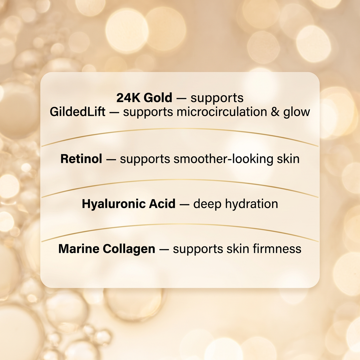 GildedLift 24K Gold Lifting Mask